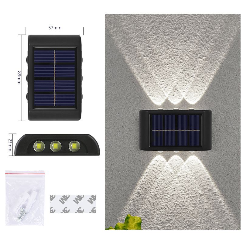 Luzes Solares de Parede à Prova D'água para Ambientes Externos